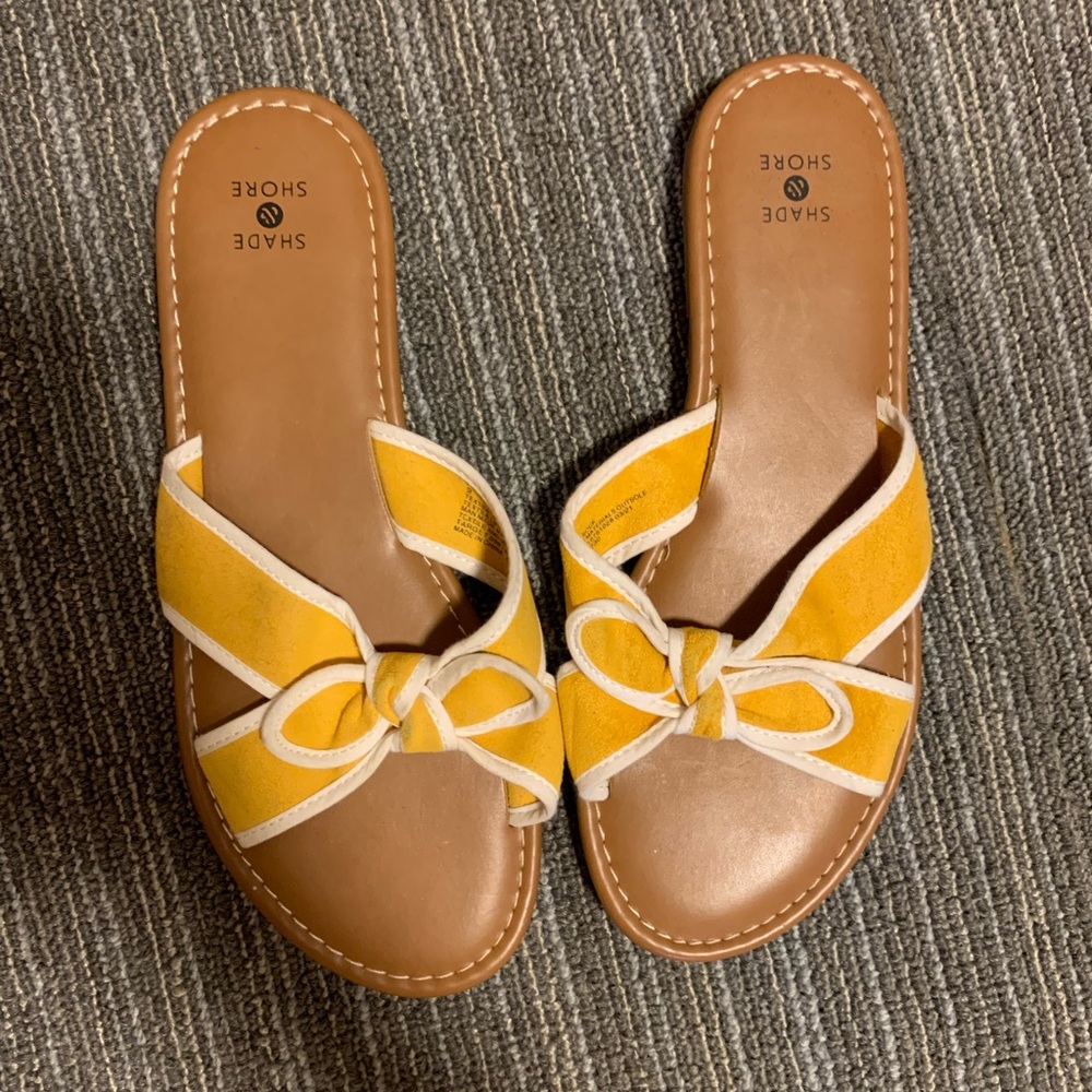 Shade & Shore Yellow Sandals